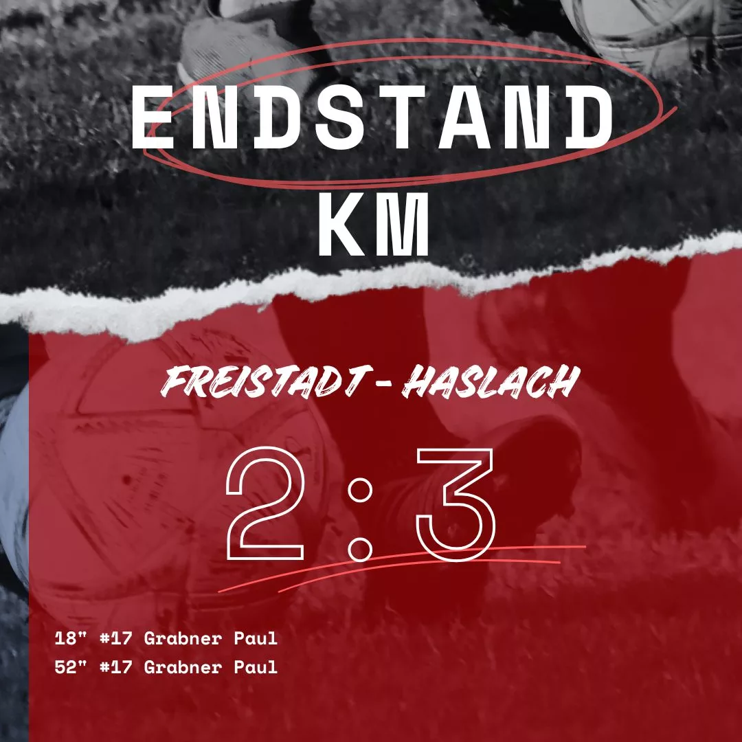 Read more about the article Niederlage gegen Haslach