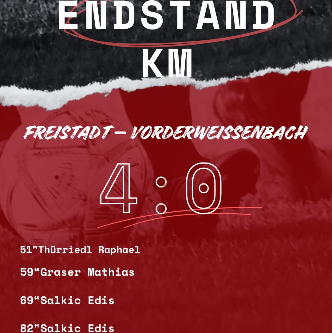 Read more about the article Heimsieg gegen Vorderweißenbach!🔥