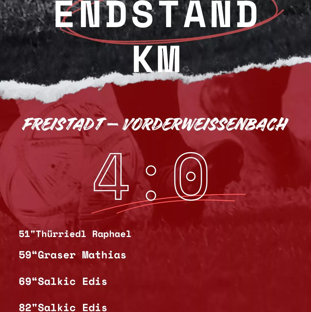 Read more about the article Heimsieg gegen Vorderweißenbach!🔥